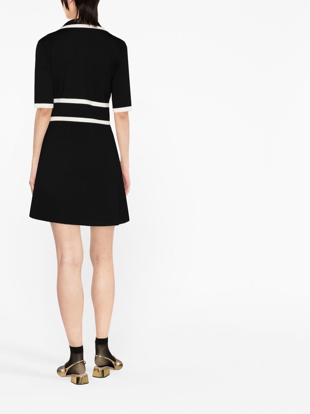 Gucci collared contrast-trim dress - Image 4