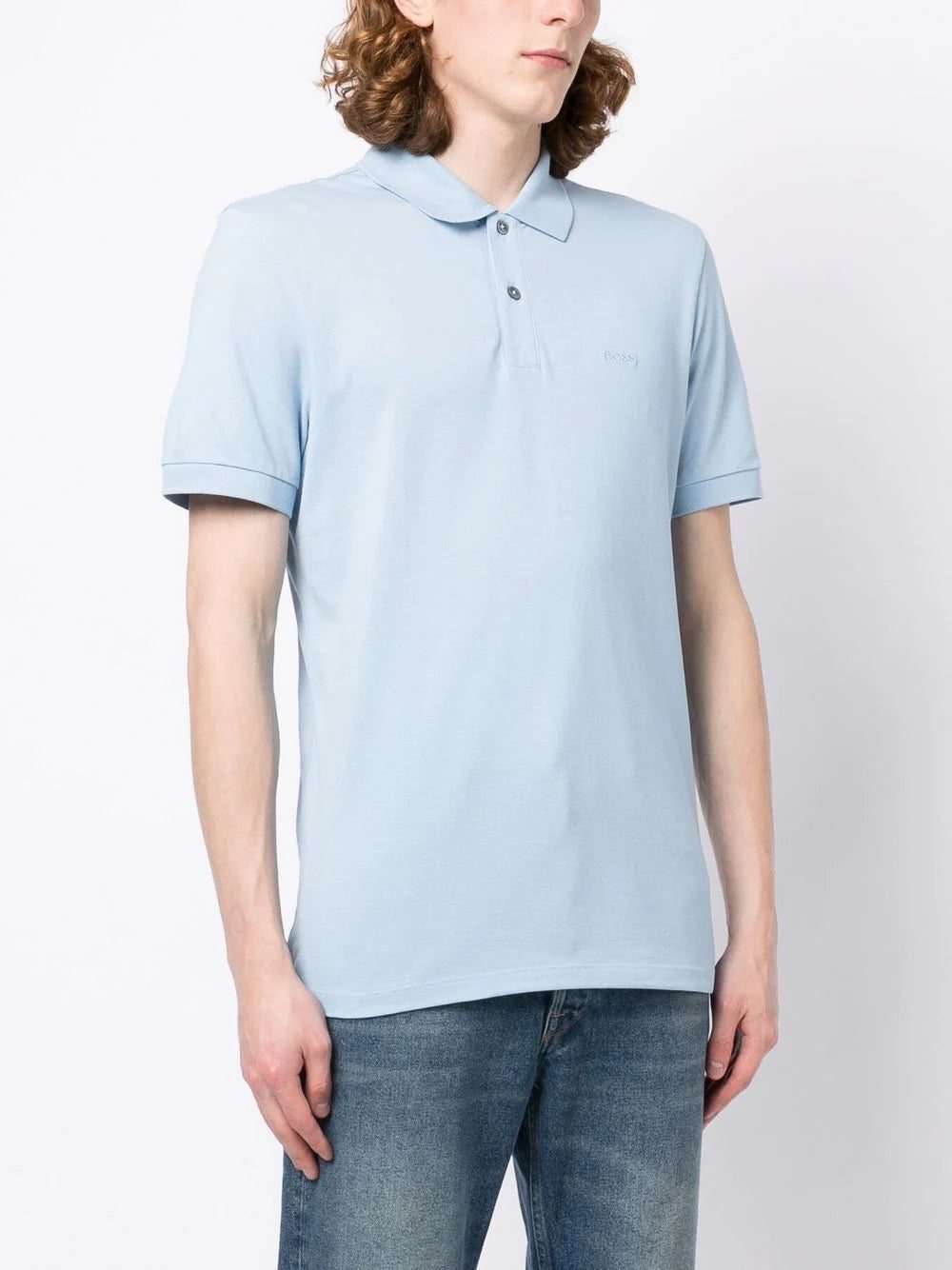 BOSS Pallas embroidered logo polo shirt - Image 2