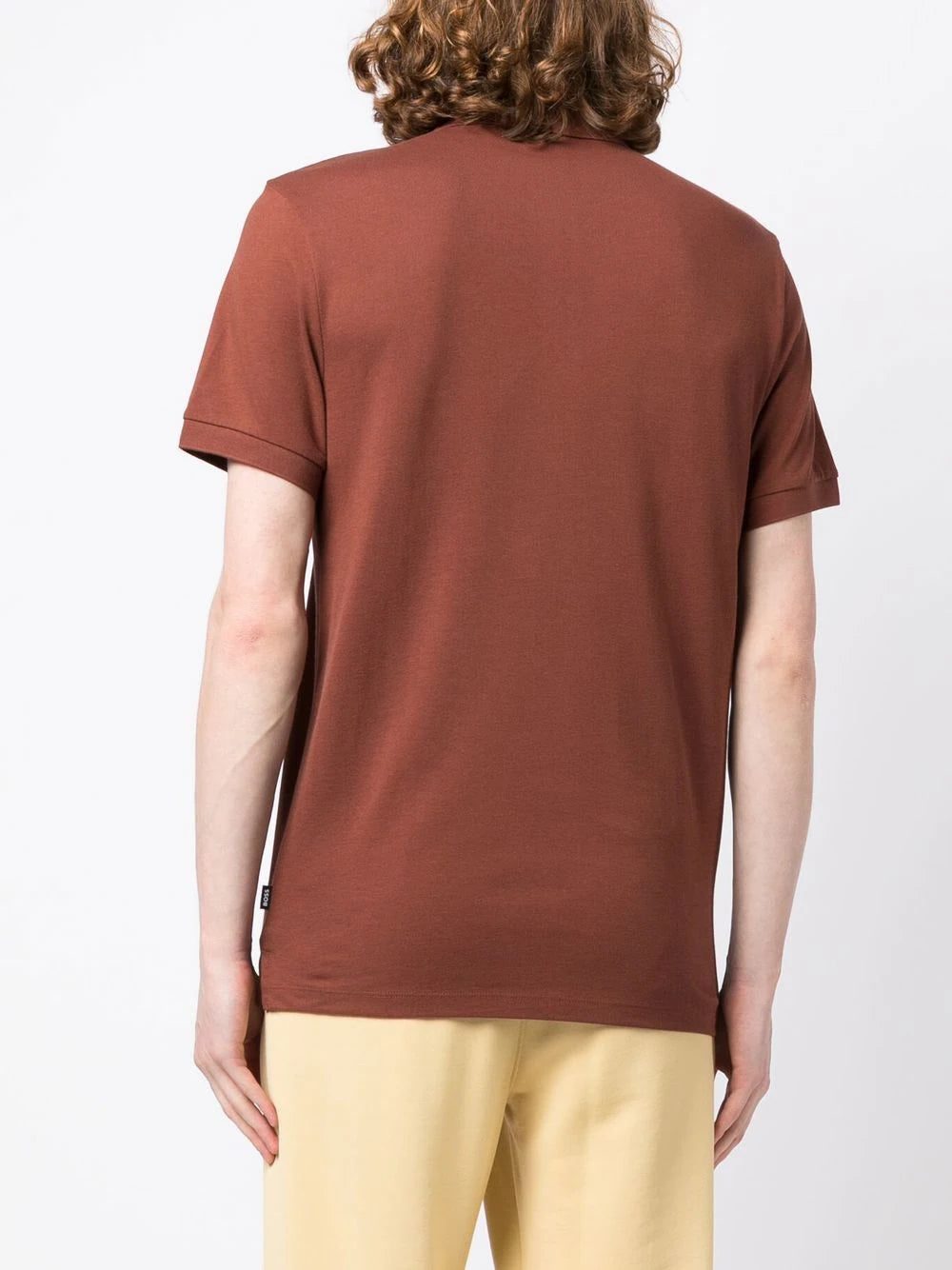 BOSS logo-embroidered polo shirt - Image 3