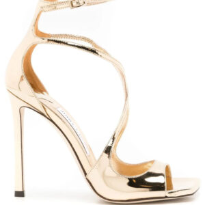 Jimmy Choo  Azia 110mm metallic sandals