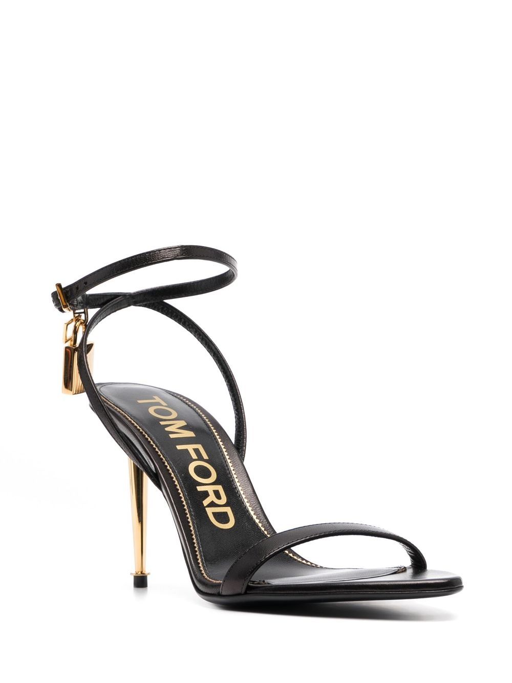 TOM FORD Padlock 85mm leather sandals - Image 2