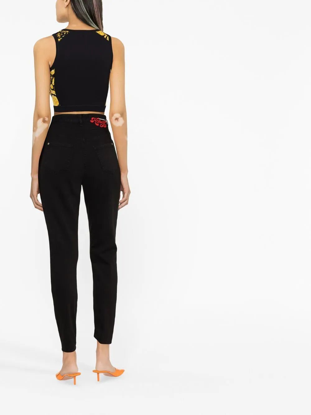 Versace panelled-design tank top - Image 3