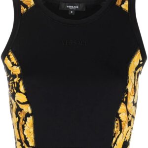 Versace  panelled-design tank top
