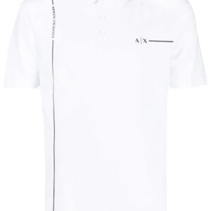 Armani Exchange  logo-print polo shirt