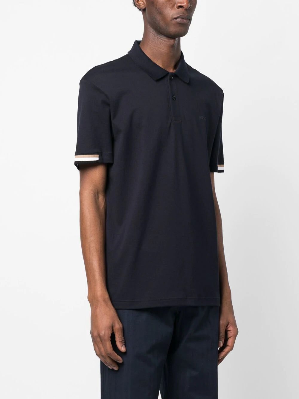 BOSS logo-print short-sleeve polo shirt - Image 2