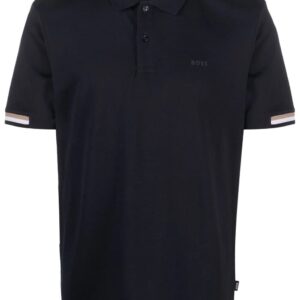 BOSS  logo-print short-sleeve polo shirt