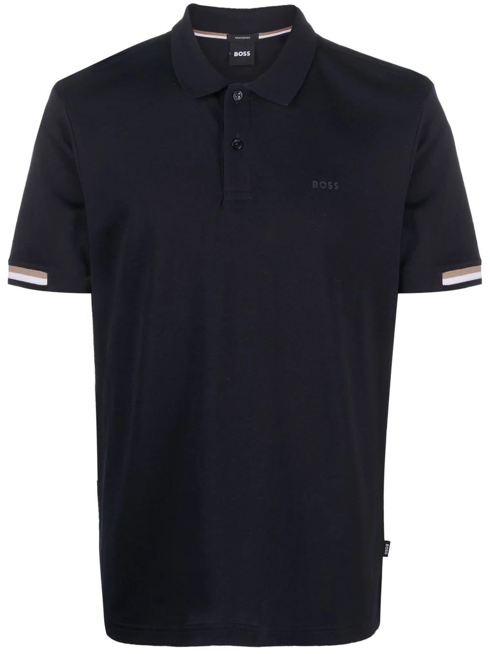 BOSS logo-print short-sleeve polo shirt