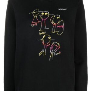 Off-White graphic-print cotton sweatshirt