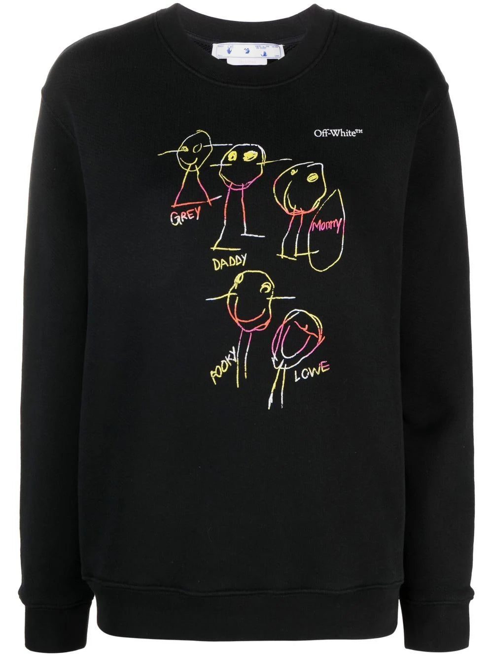 Off-White graphic-print cotton sweatshirt