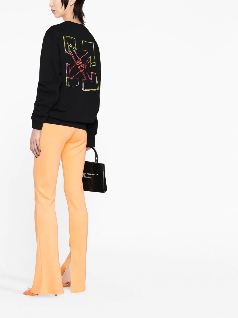 Off-White graphic-print cotton sweatshirt - Image 2