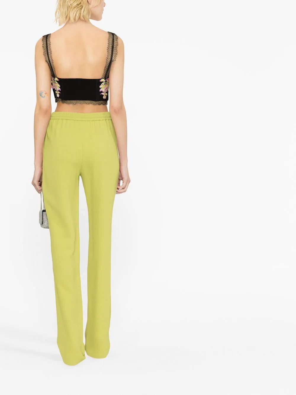 Versace Medusa Orchid-print bustier top - Image 4