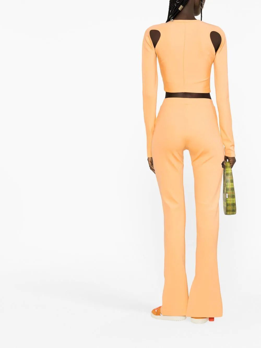 Off-White cut-out long-sleeve crop top - Image 3