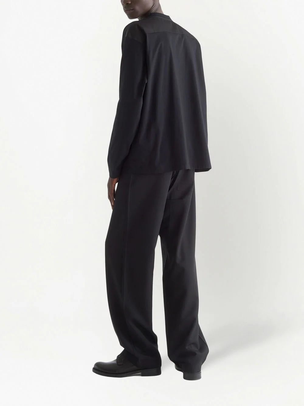 Prada logo-patch long-sleeve T-shirt - Image 3