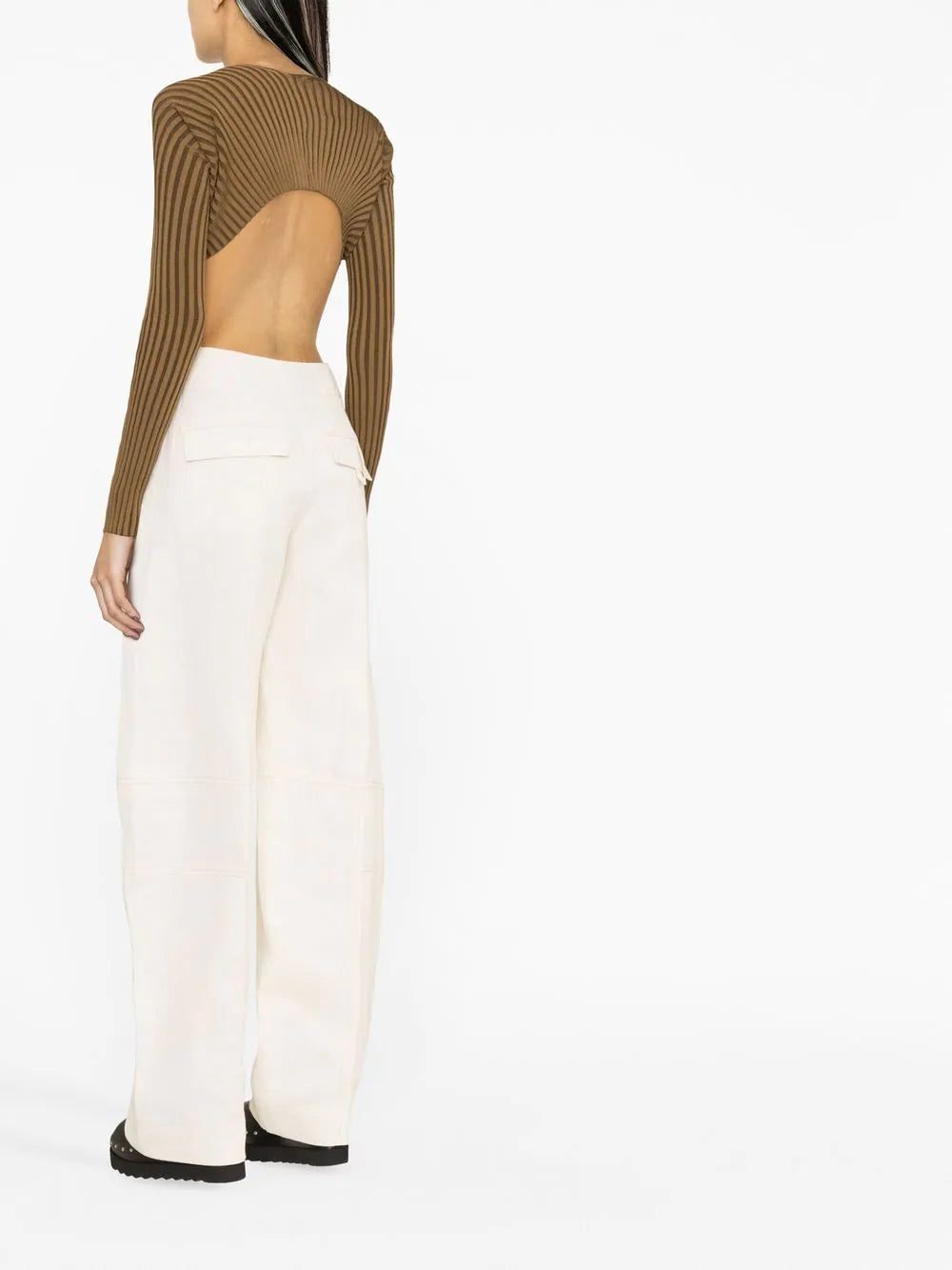 Jacquemus high-waist wide-leg trousers - Image 4