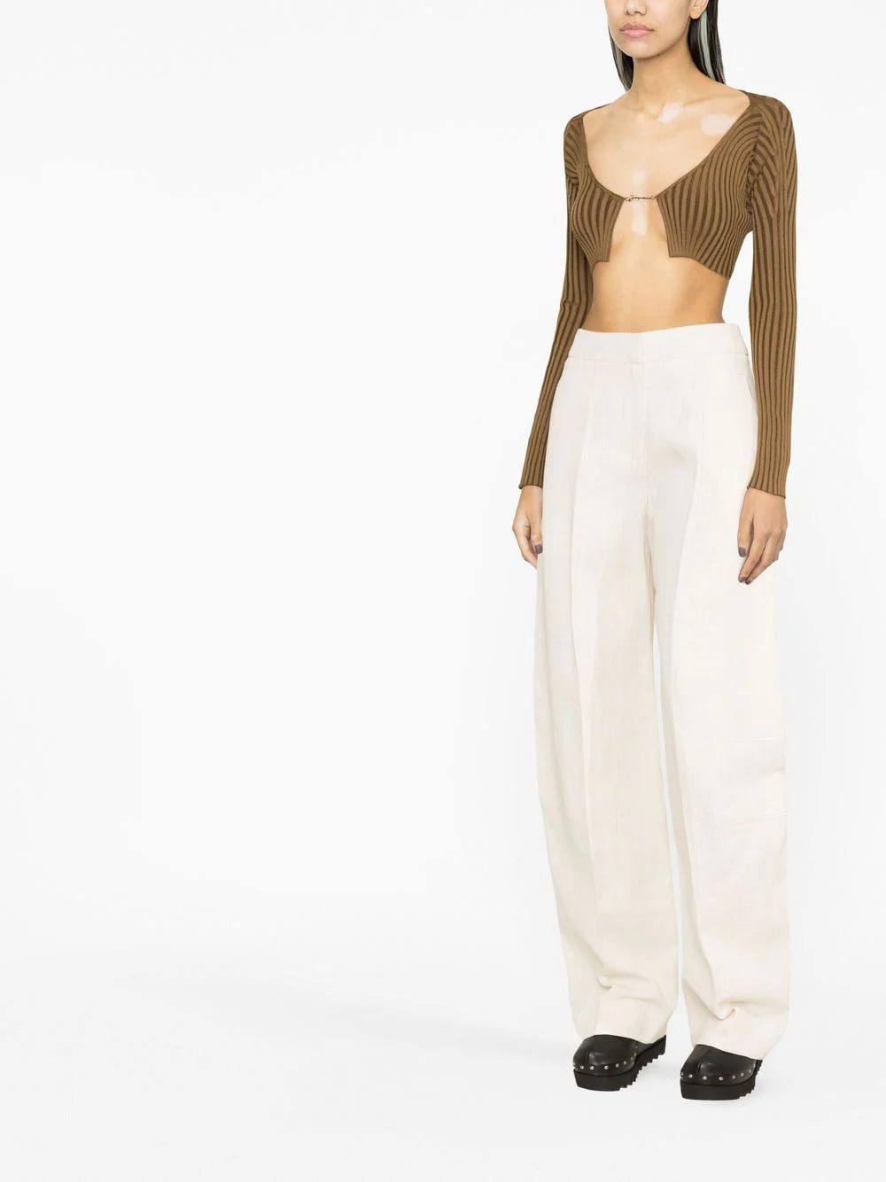 Jacquemus high-waist wide-leg trousers - Image 2