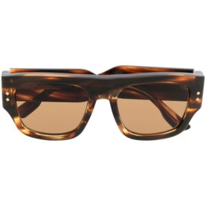 Gucci Eyewear logo-lettering square-frame sunglasses
