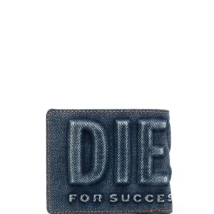 Diesel embossed-logo denim wallet