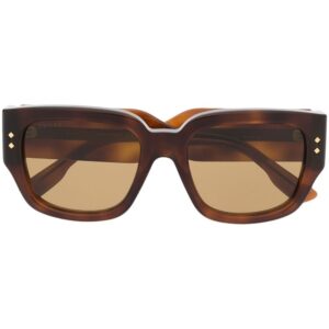 Gucci Eyewear tortoiseshell logo-arm sunglasses