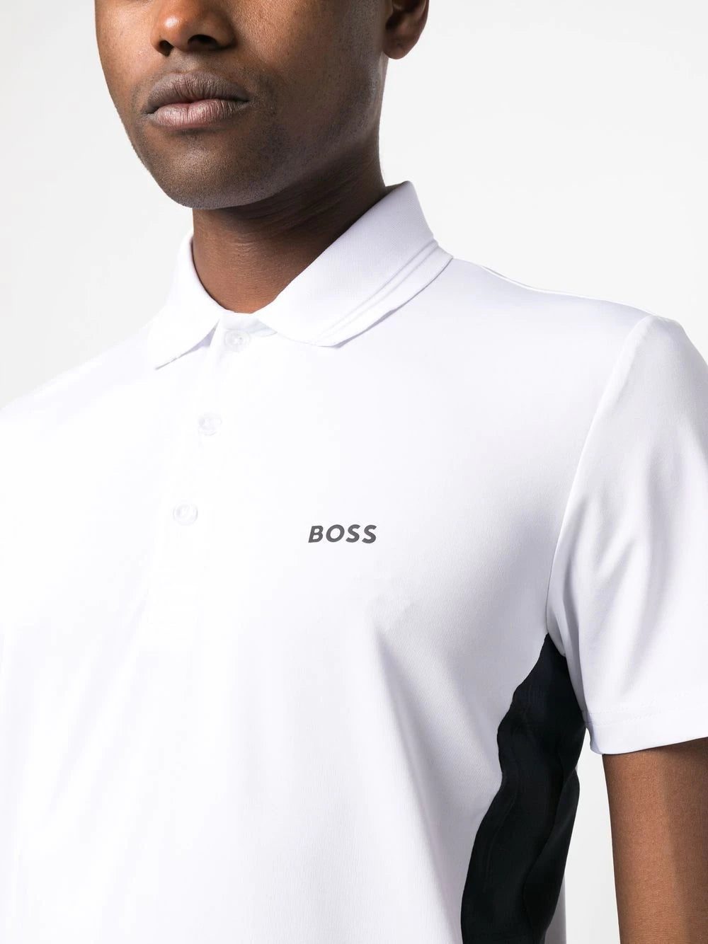 BOSS side stripe polo shirt - Image 4