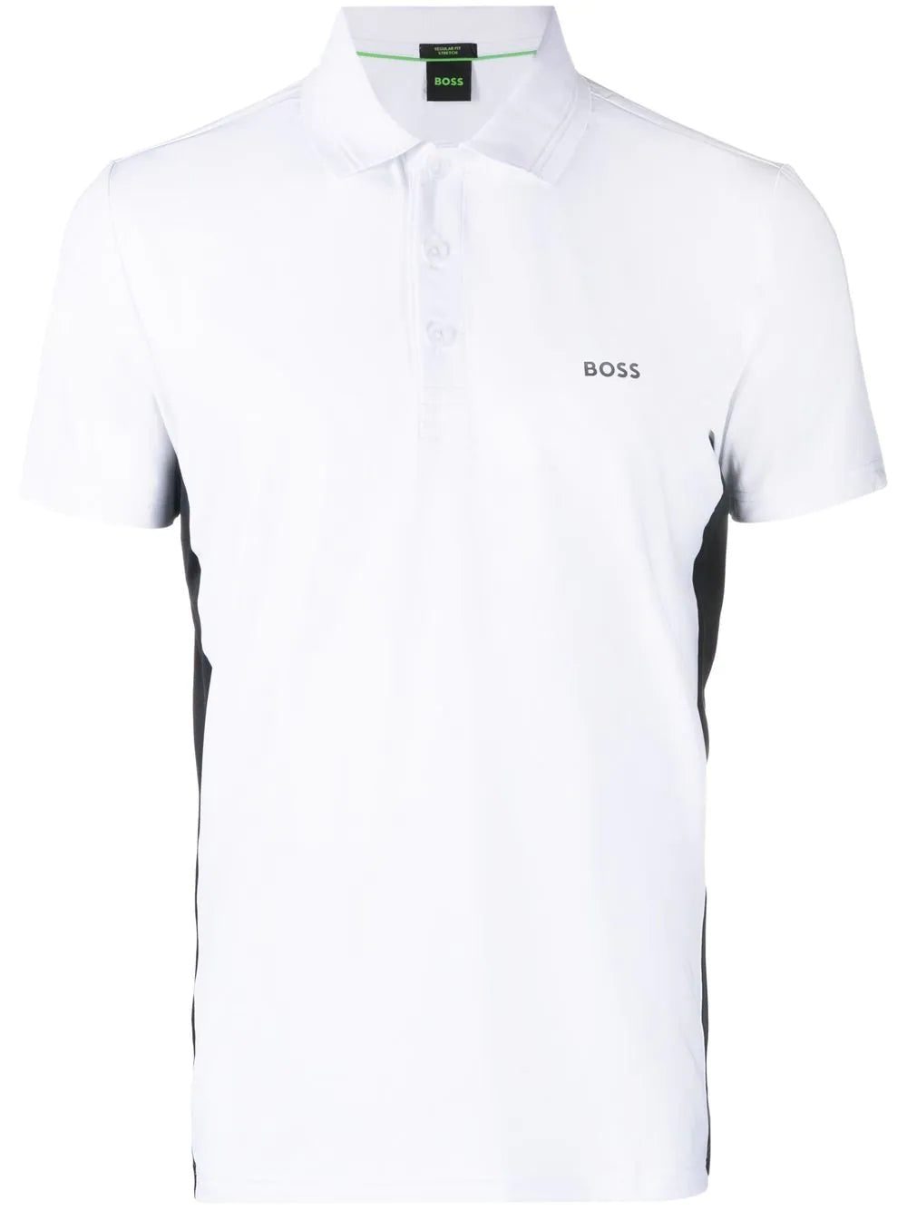 BOSS side stripe polo shirt