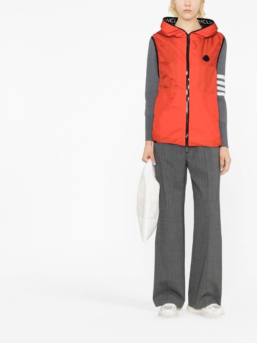 Moncler zip-up hooded gilet jacket - Image 2