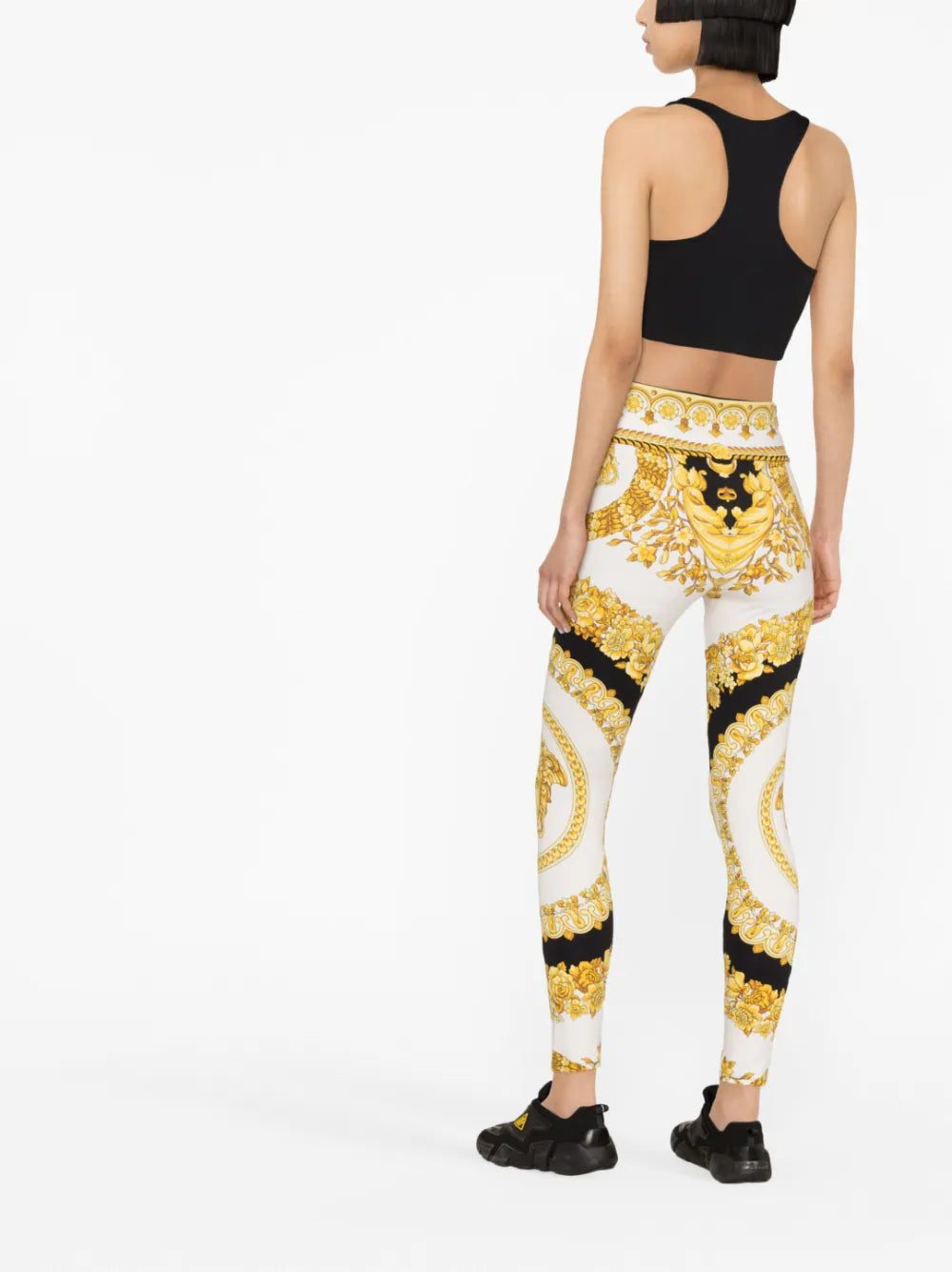 Versace Barocco-print leggings - Image 3