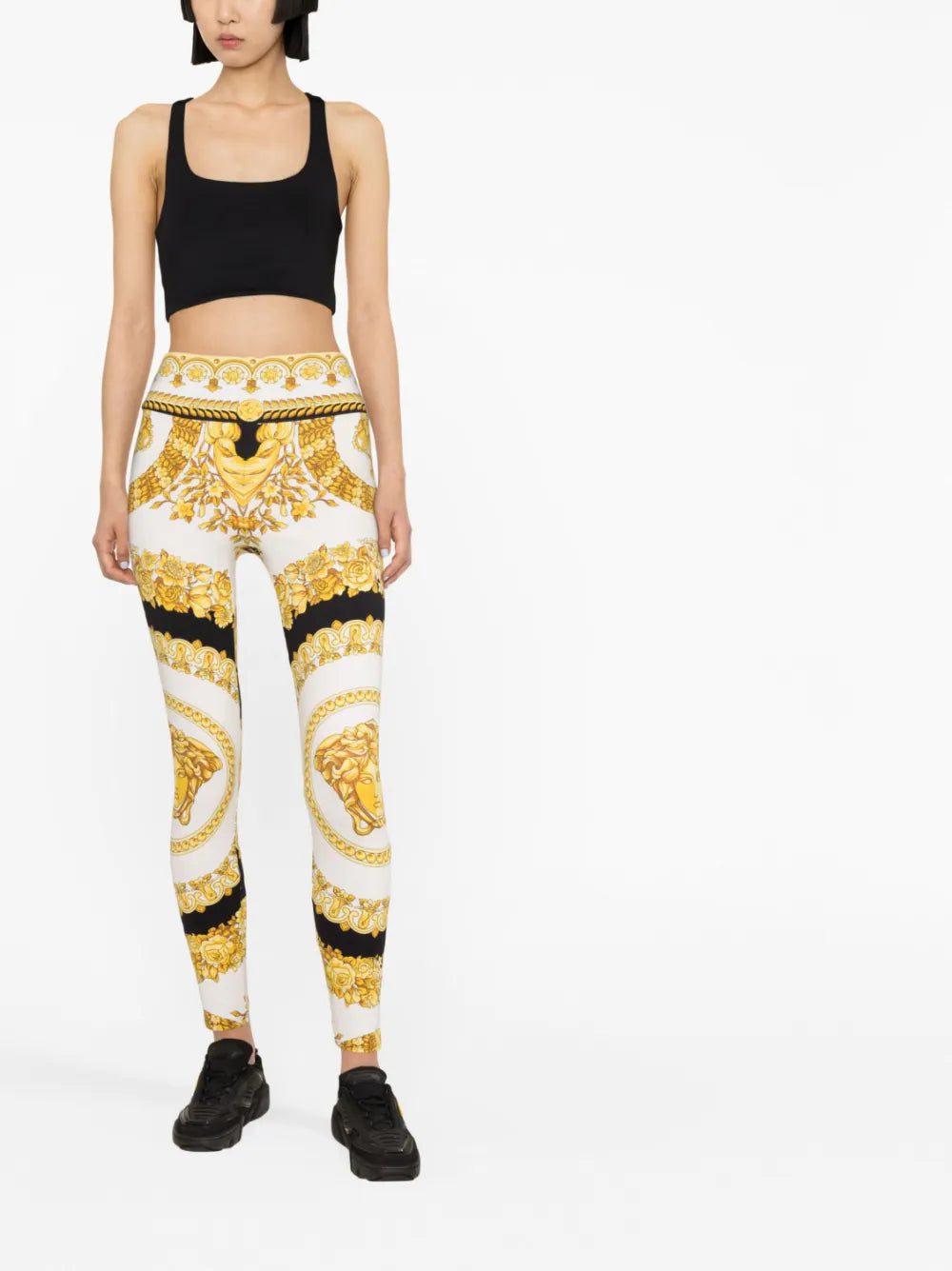 Versace Barocco-print leggings - Image 2