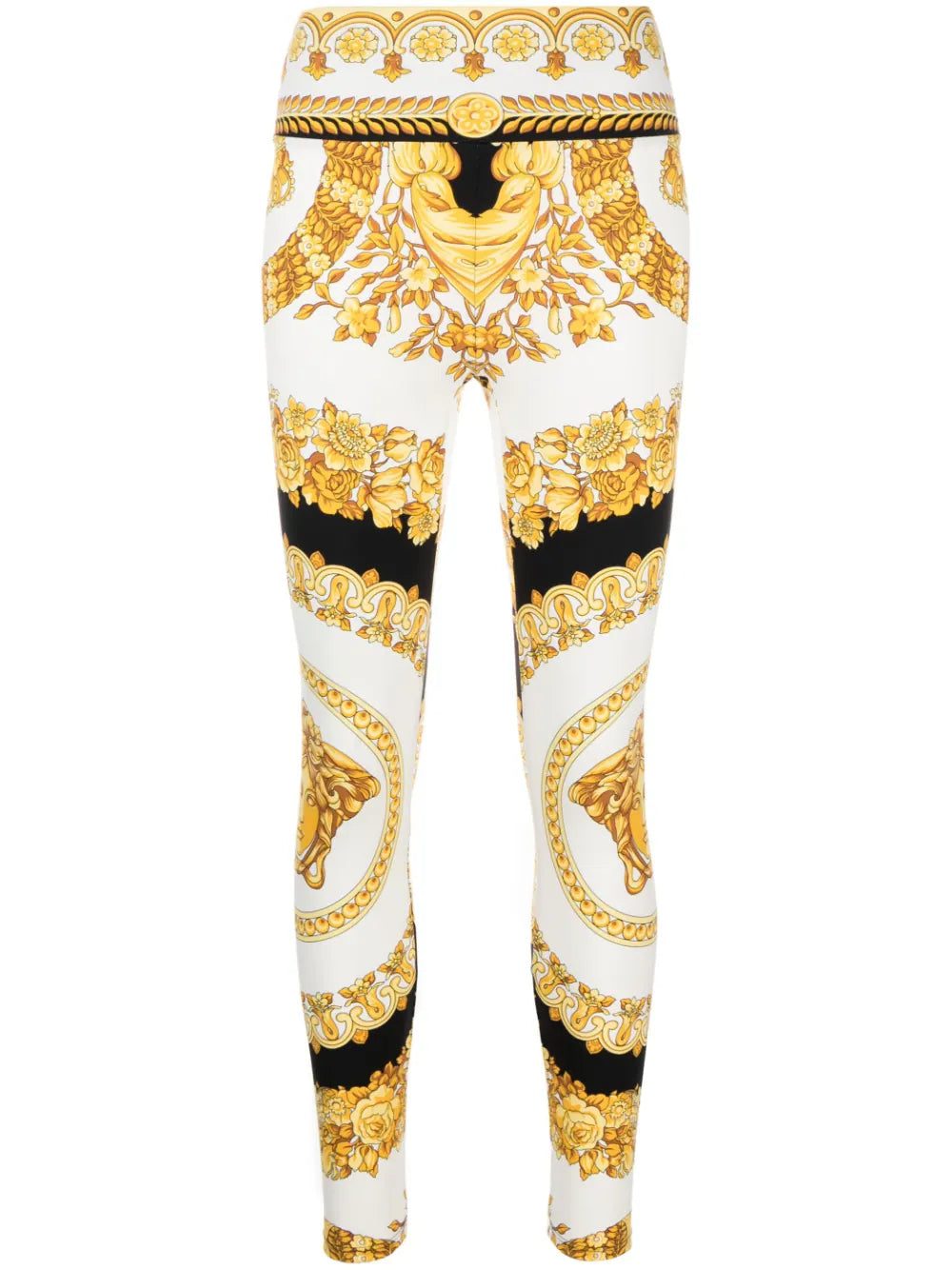 Versace Barocco-print leggings