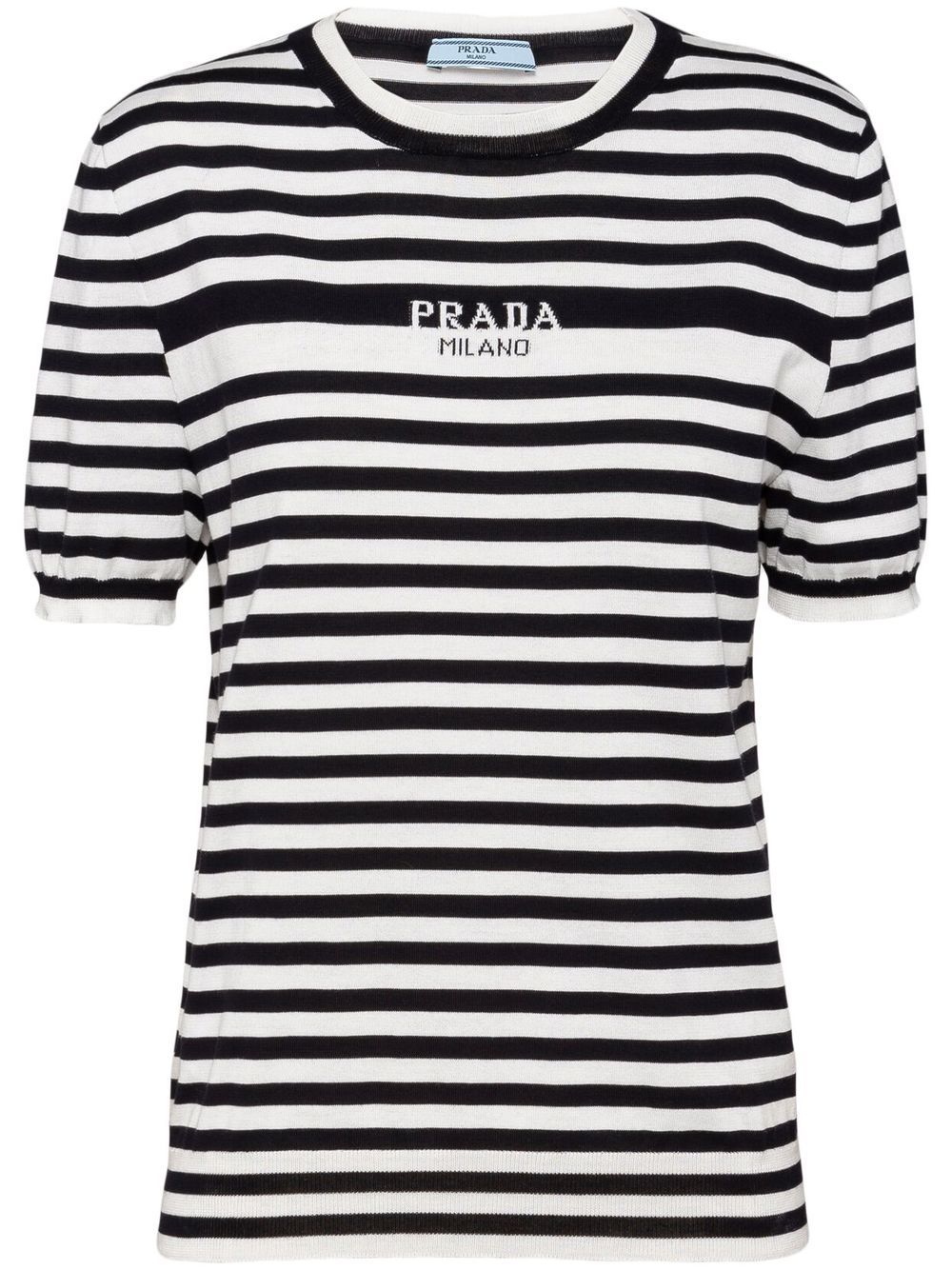 Prada striped short-sleeved T-shirt