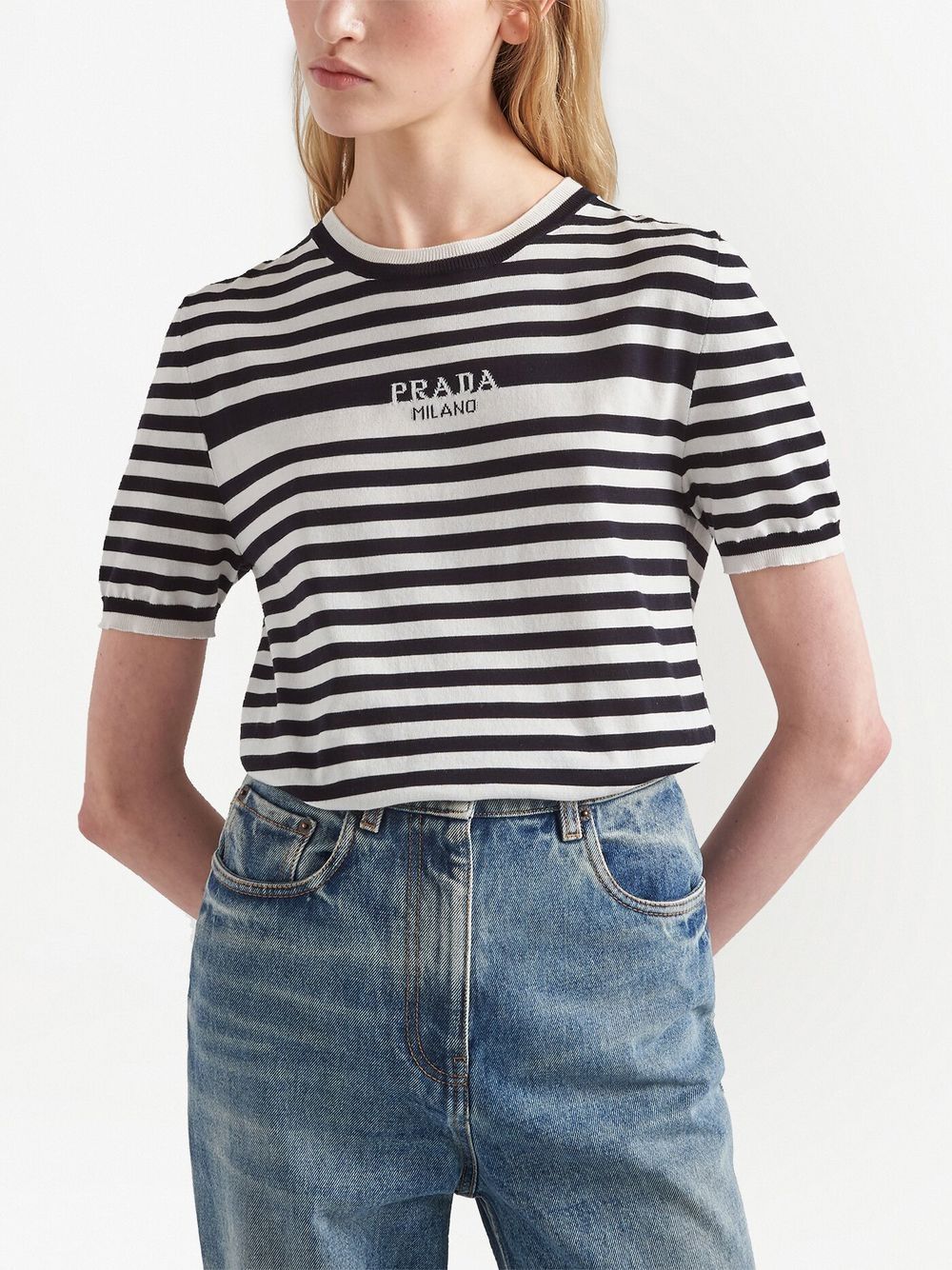 Prada striped short-sleeved T-shirt - Image 5