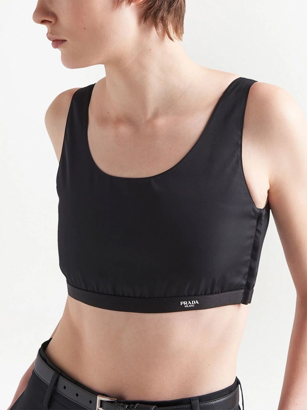 Prada Re-Nylon cropped vest top - Image 4