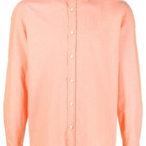 BOSS  embroidered-logo long-sleeve shirt