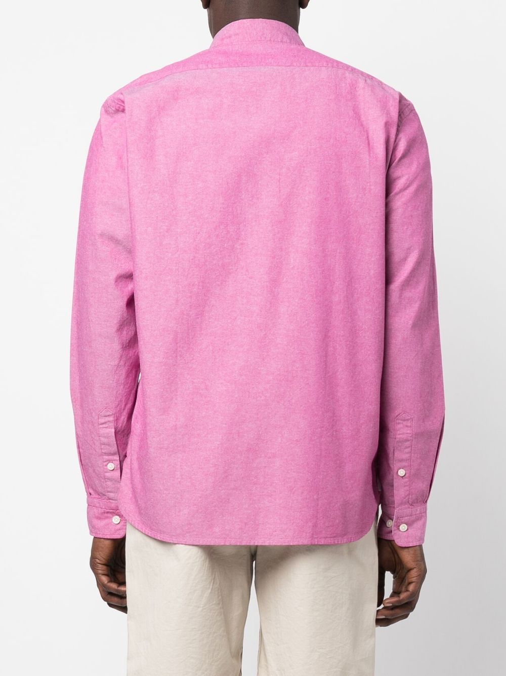 BOSS embroidered-logo long-sleeve shirt - Image 3