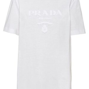 Prada  logo-appliqué cotton T-shirt