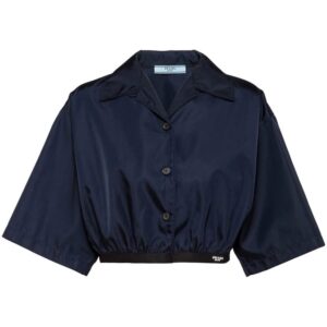 Prada  cropped short-sleeve shirt