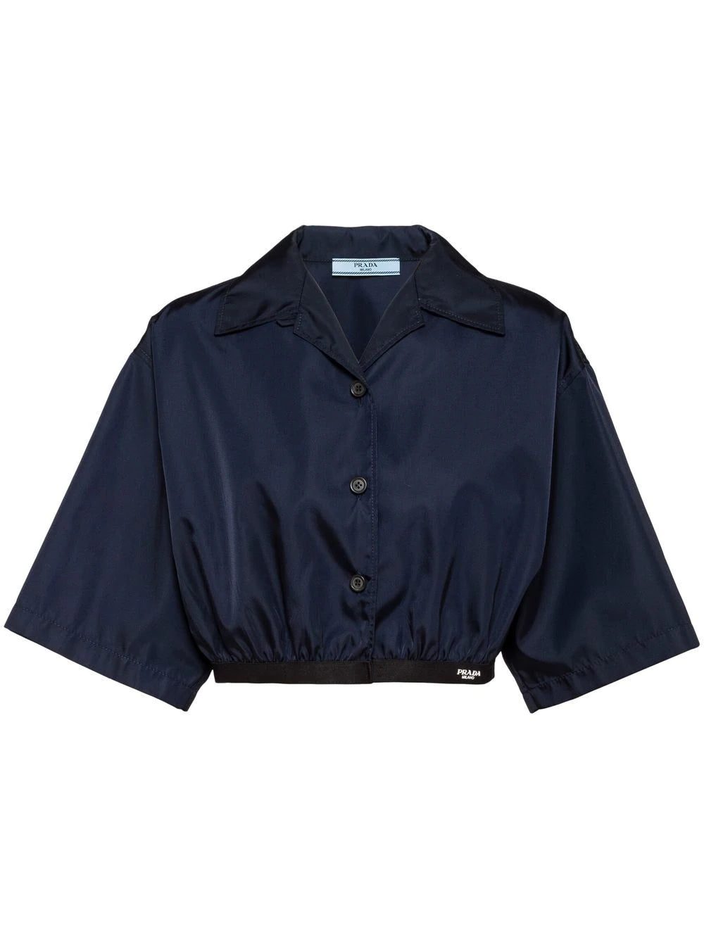 Prada cropped short-sleeve shirt