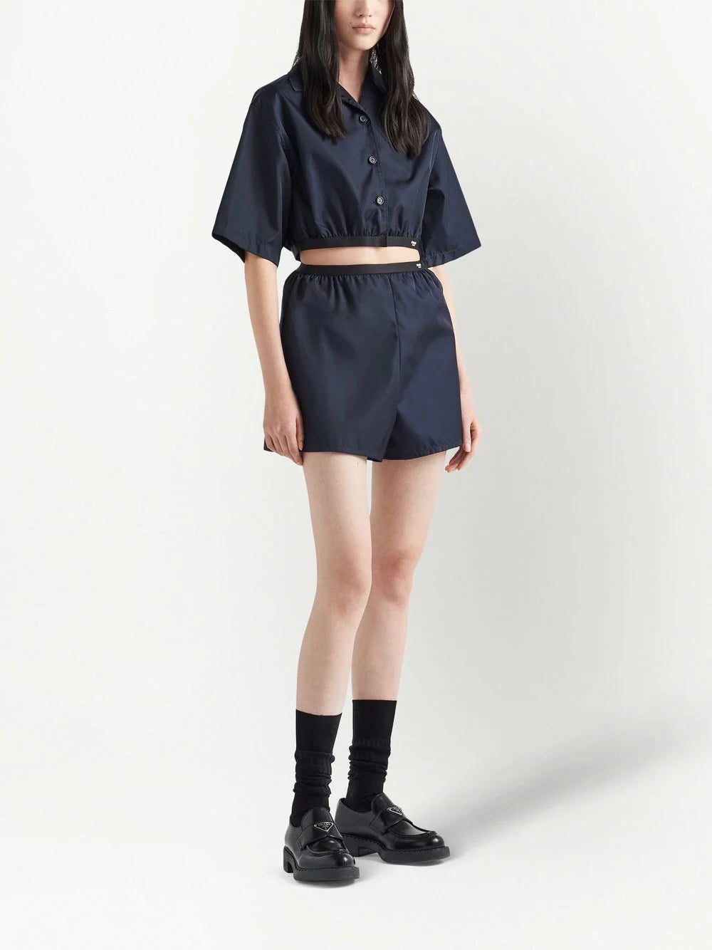 Prada cropped short-sleeve shirt - Image 2