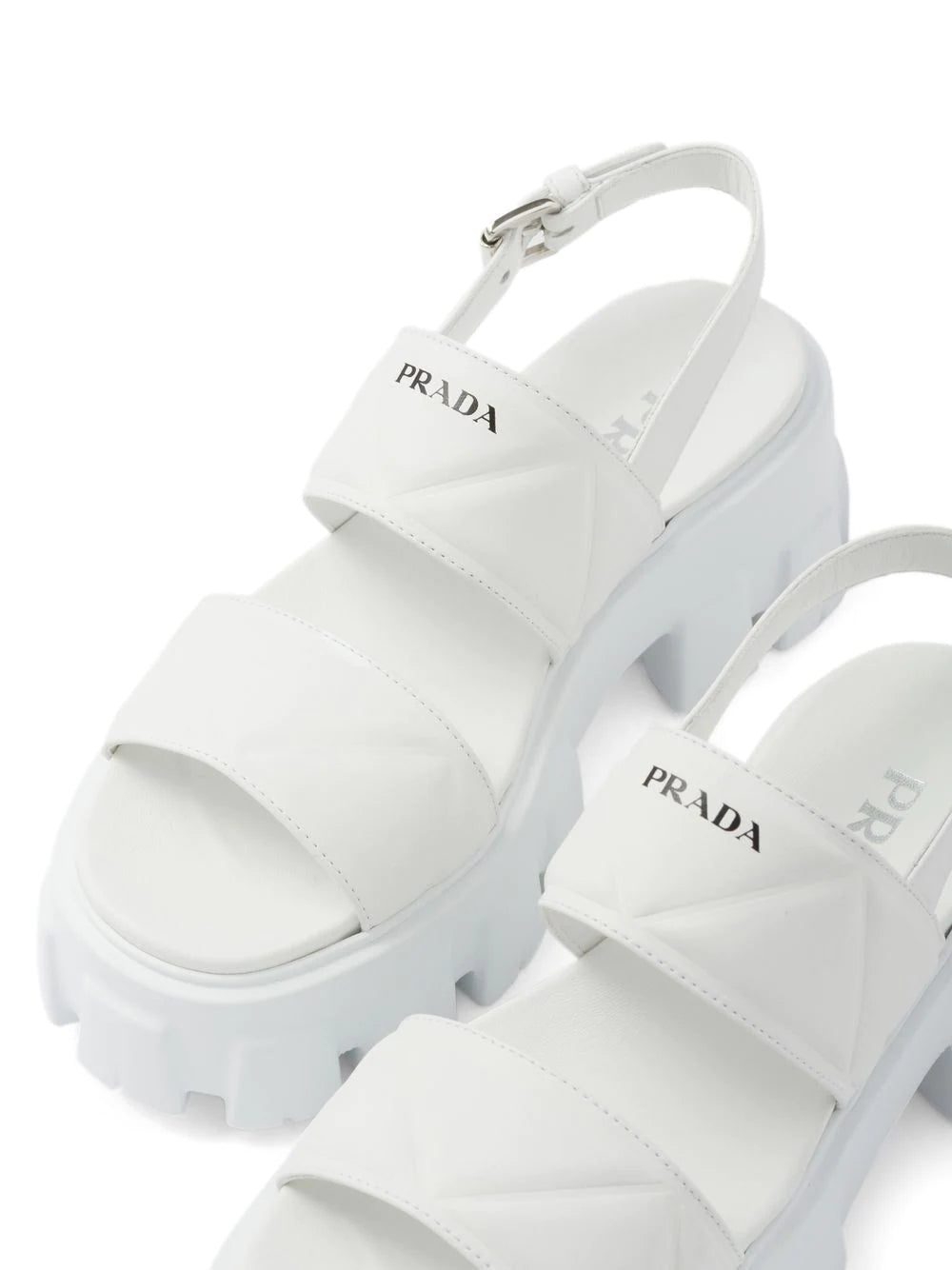 Prada Monolith leather sandals - Image 4