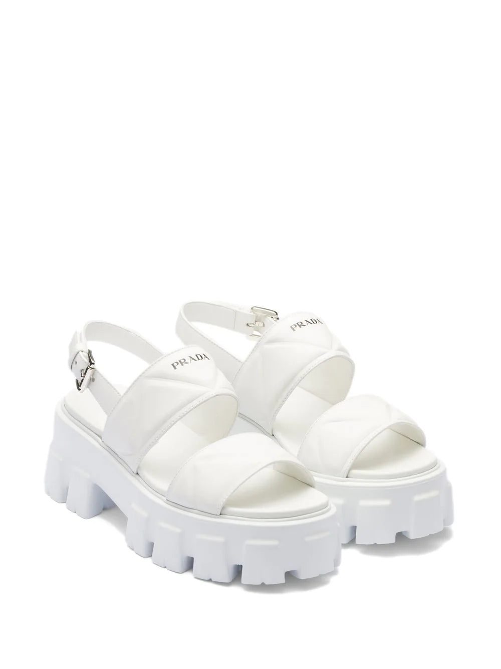 Prada Monolith leather sandals - Image 2