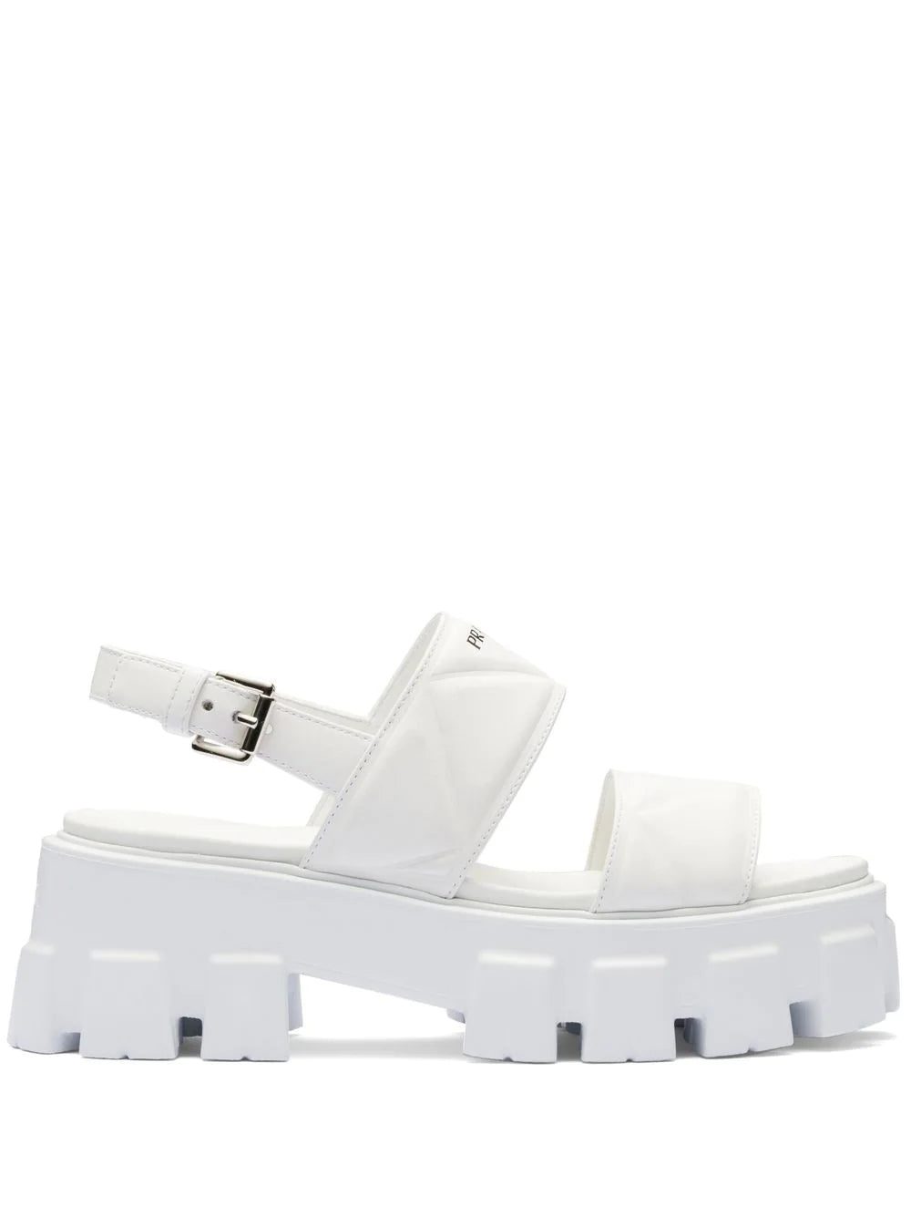 Prada Monolith leather sandals