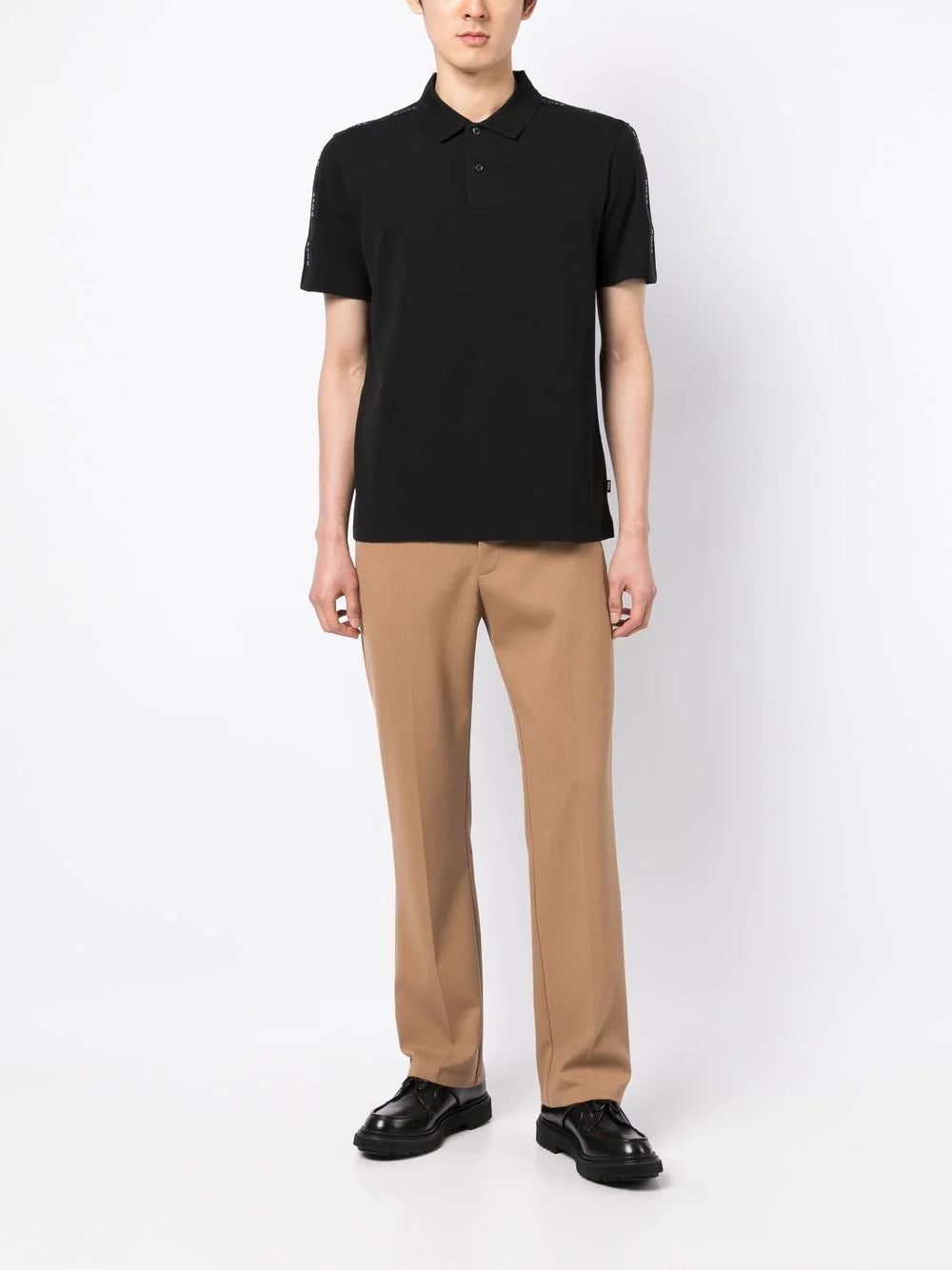 BOSS logo-sleeve polo shirt - Image 2