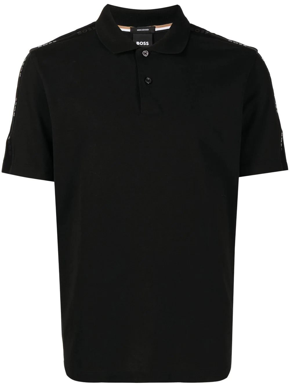 BOSS logo-sleeve polo shirt