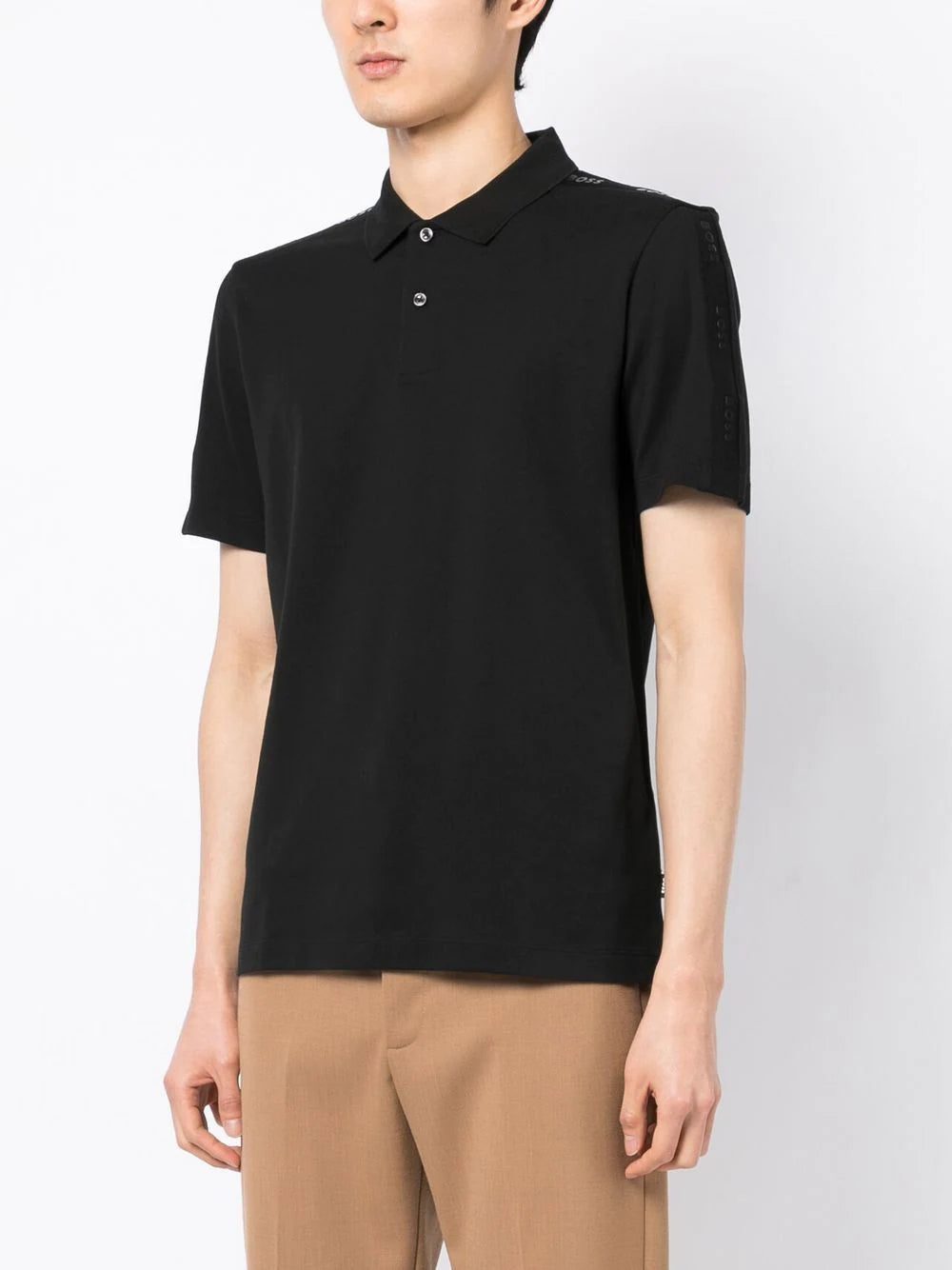 BOSS logo-sleeve polo shirt - Image 3