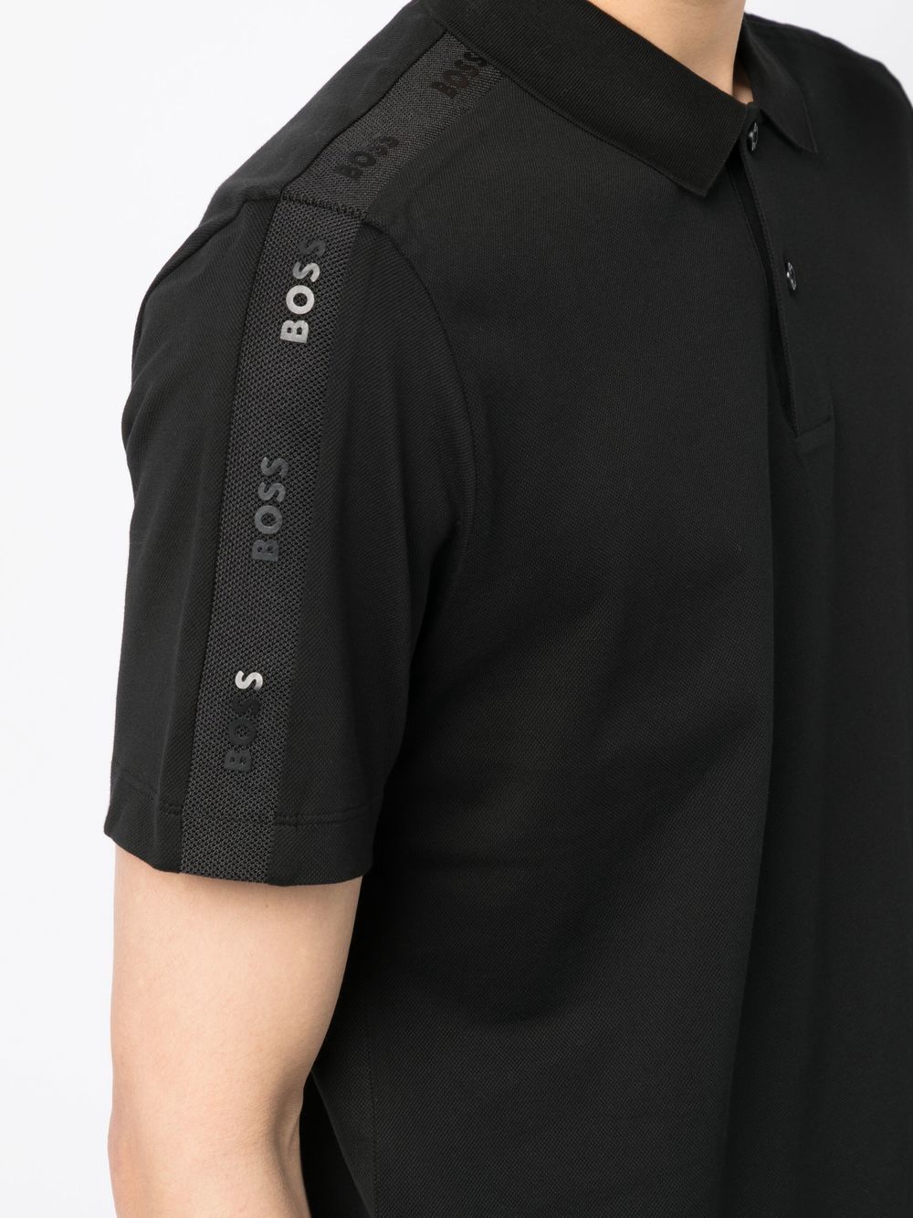 BOSS logo-sleeve polo shirt - Image 5
