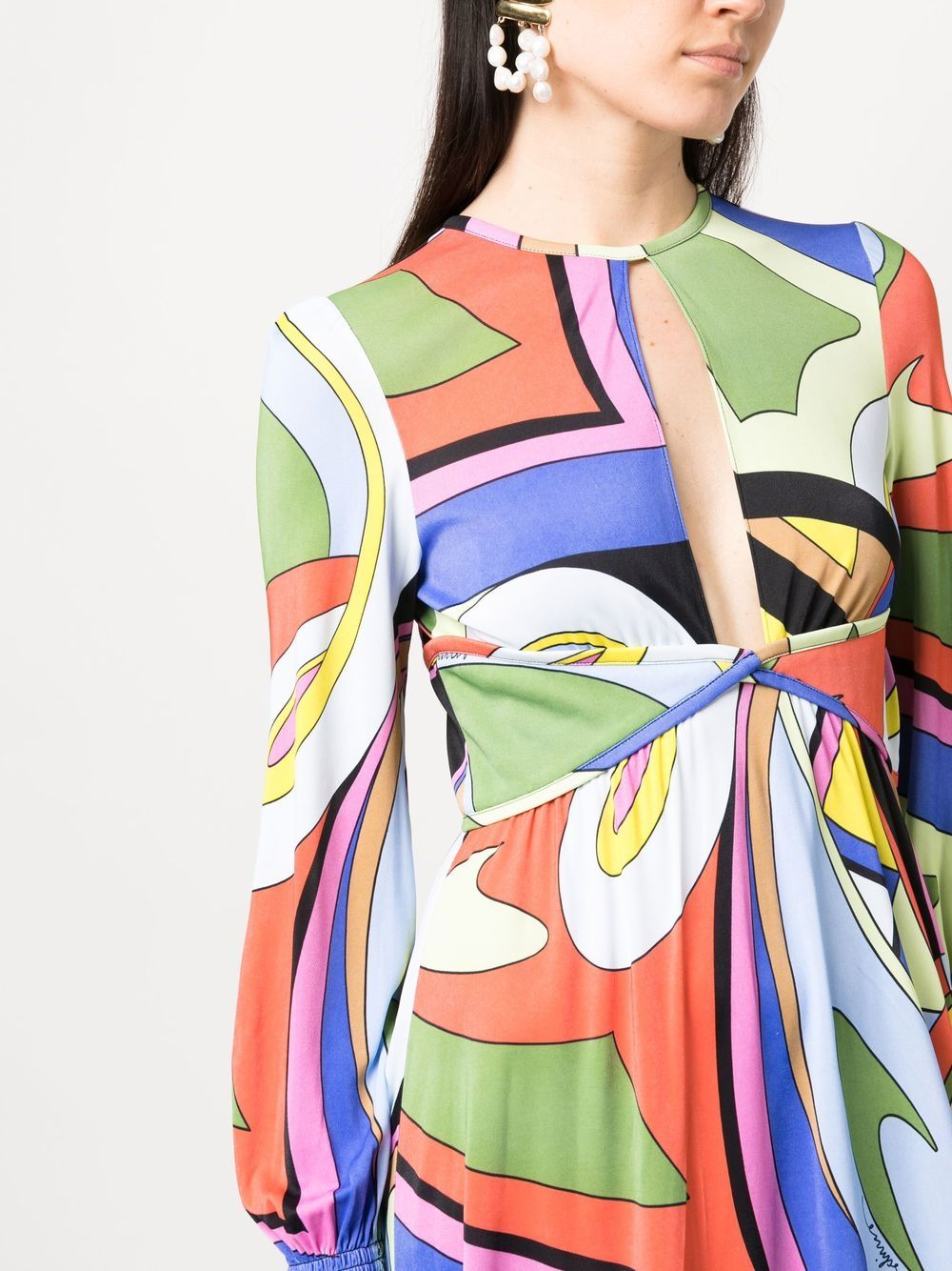 Moschino graphic-print mini dress - Image 2