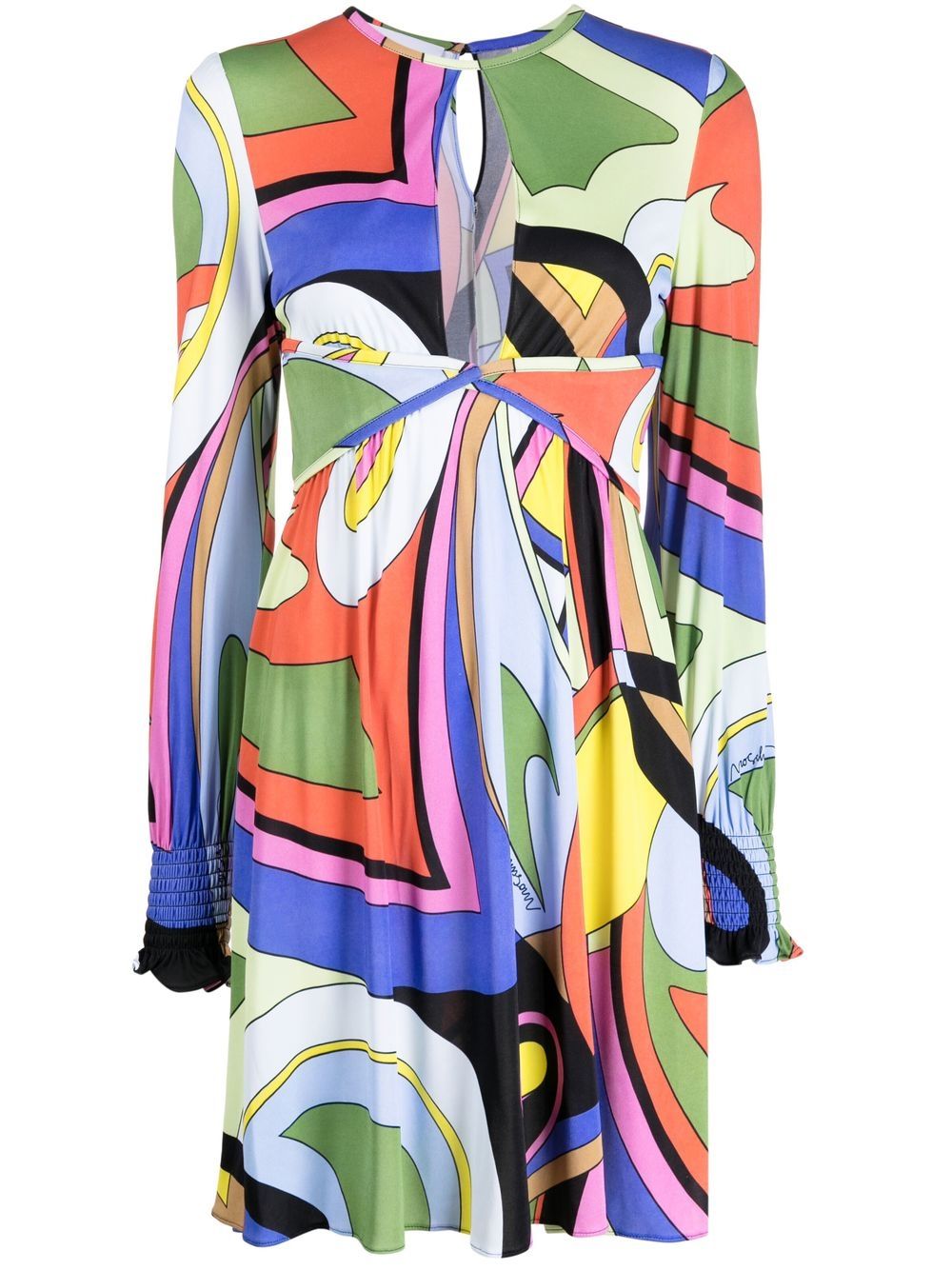 Moschino graphic-print mini dress