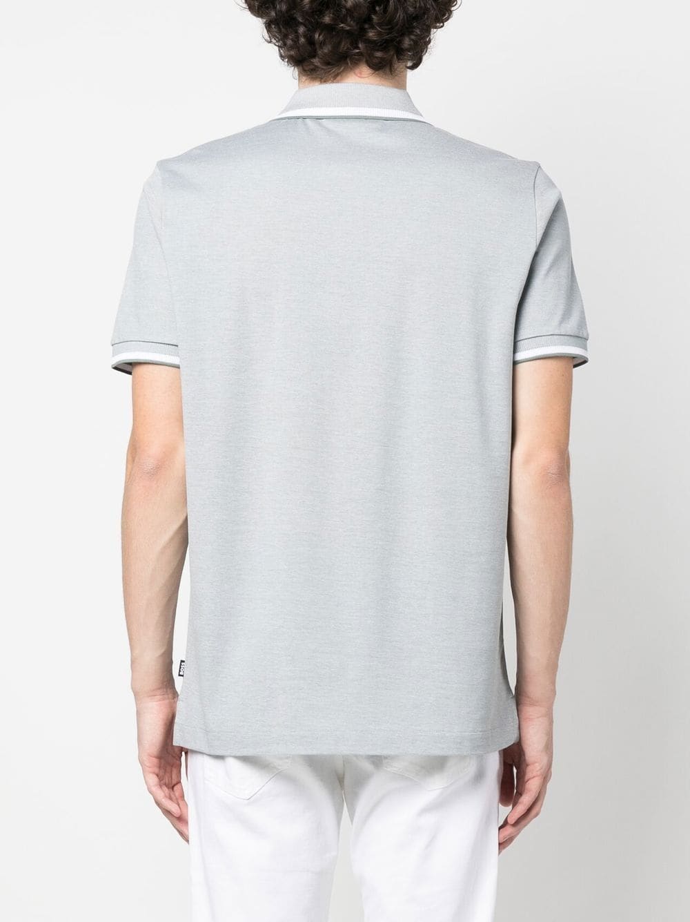 BOSS stripe-detailed polo shirt - Image 3