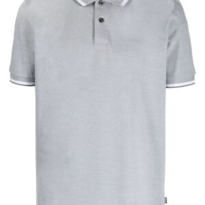 BOSS  stripe-detailed polo shirt