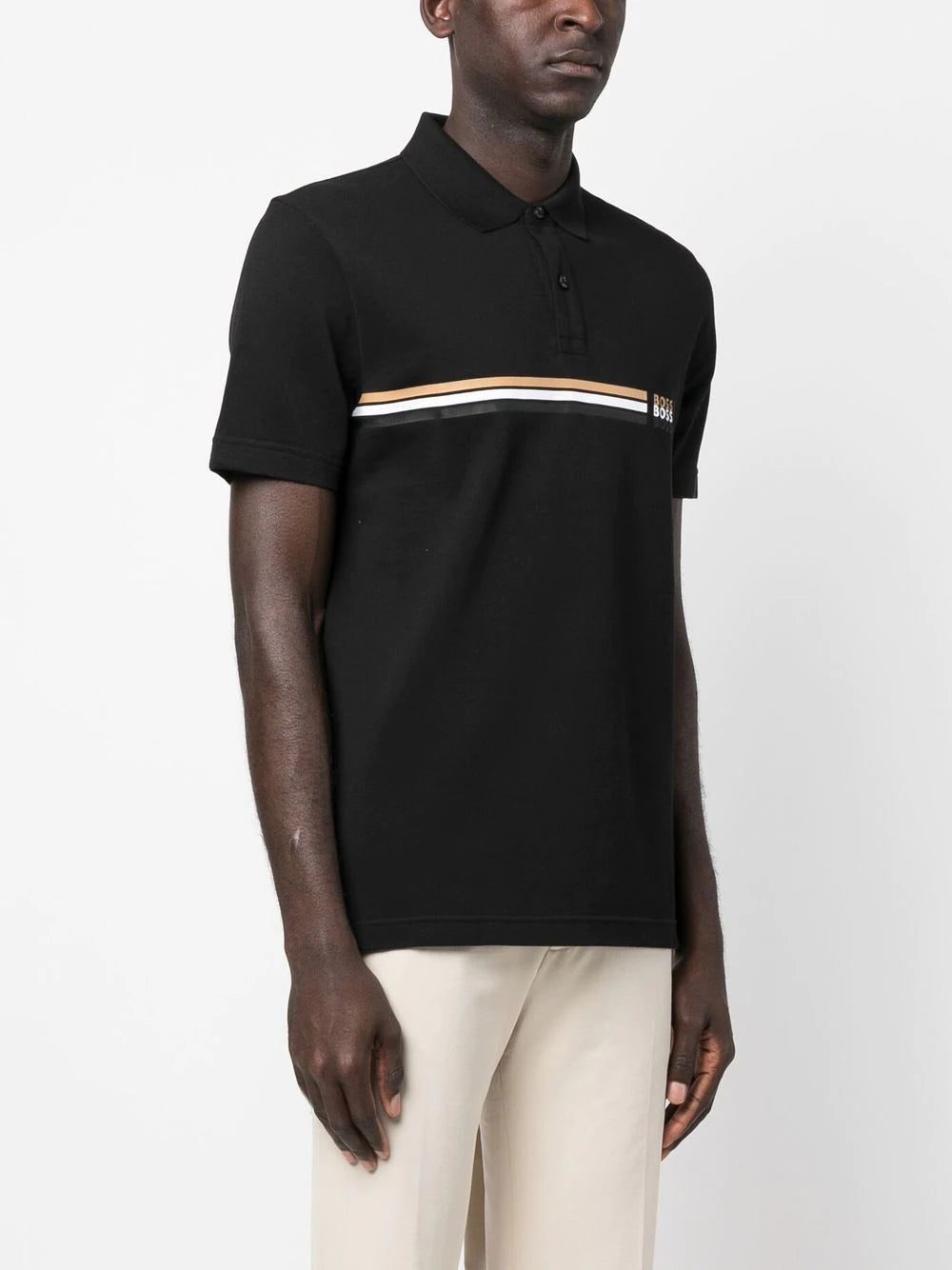 BOSS logo-print short-sleeved polo shirt - Image 2