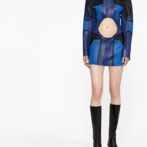 Off-White motorcycle hole mini dress